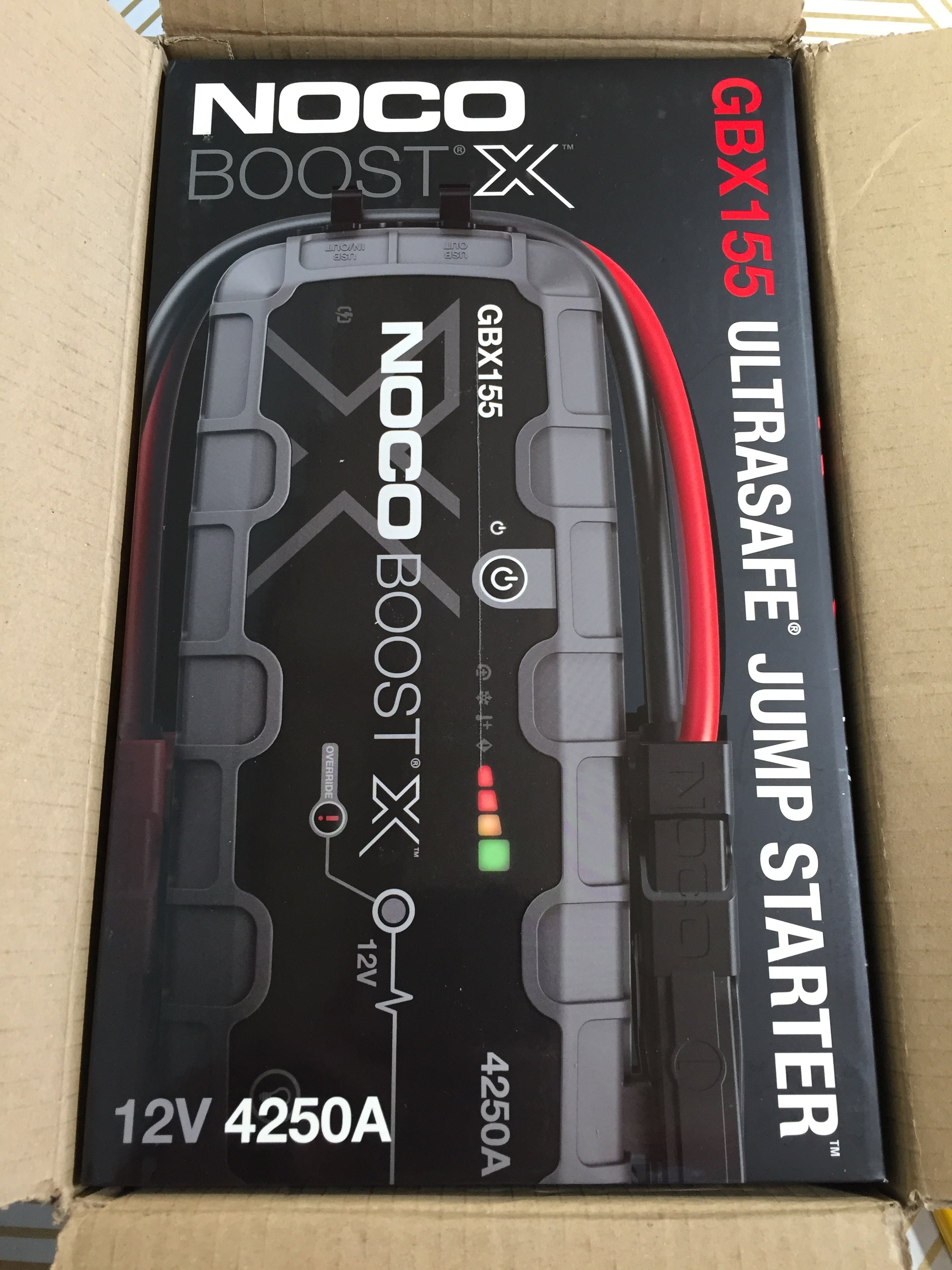 NOCO Boost X GBX155 4250A 12V UltraSafe Portable Lithium Jump Starter *USED* (7847924433134)